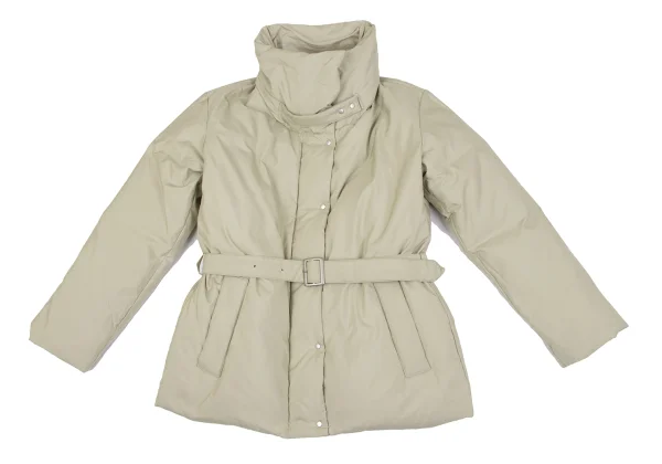 PLEATS PLEASE Poly Belted Down Jacket K-164793_002