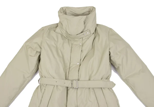 PLEATS PLEASE Poly Belted Down Jacket K-164793_003