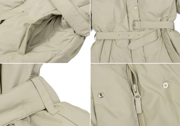 PLEATS PLEASE Poly Belted Down Jacket K-164793_009