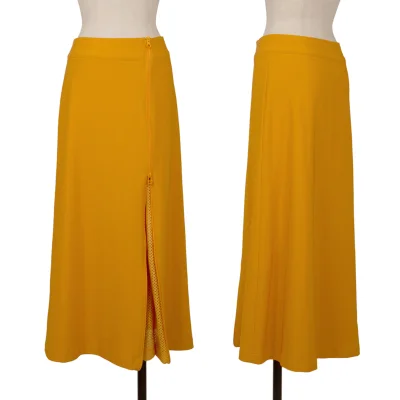 ISSEY MIYAKE Inner Mesh Zip Nylon Skirt