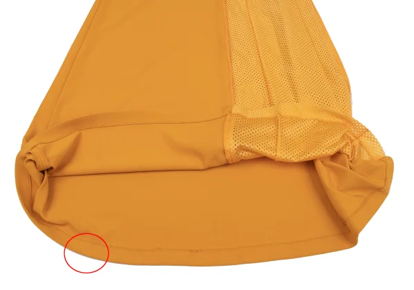 ISSEY MIYAKE Inner Mesh Zip Nylon Skirt K-164794_010