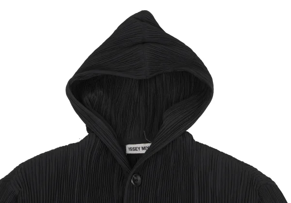 ISSEY MIYAKE Crape Hooded Coat K-164797_004