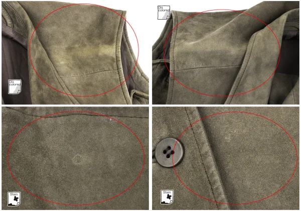 ISSEY MIYAKE Goat Suede Sleeveless Jacket K-164798_004