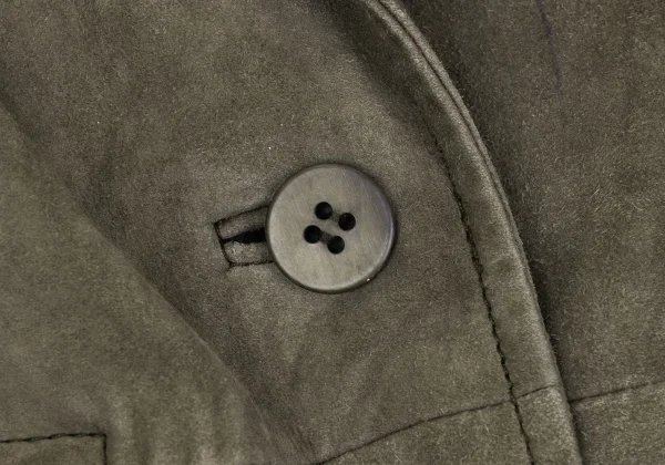 ISSEY MIYAKE Goat Suede Sleeveless Jacket K-164798_008