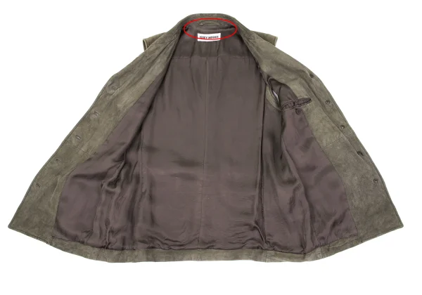 ISSEY MIYAKE Goat Suede Sleeveless Jacket K-164798_013