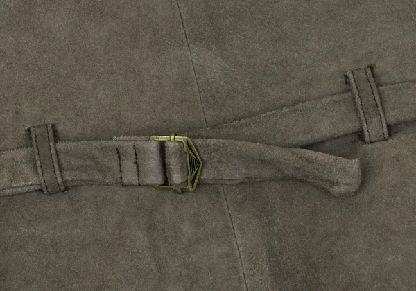 ISSEY MIYAKE Goat Suede Sleeveless Jacket K-164798_016