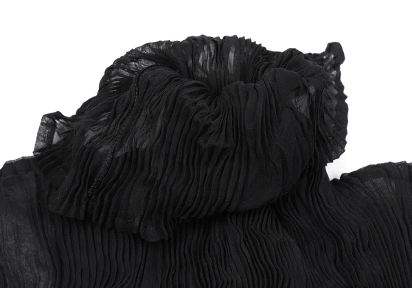 ISSEY MIYAKE Wrinkle Pleats See-through Top K-164801_004