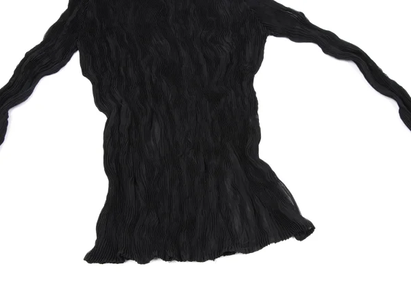 ISSEY MIYAKE Wrinkle Pleats See-through Top K-164801_007