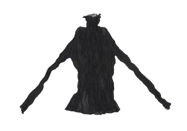 ISSEY MIYAKE Wrinkle Pleats See-through Top K-164801_011