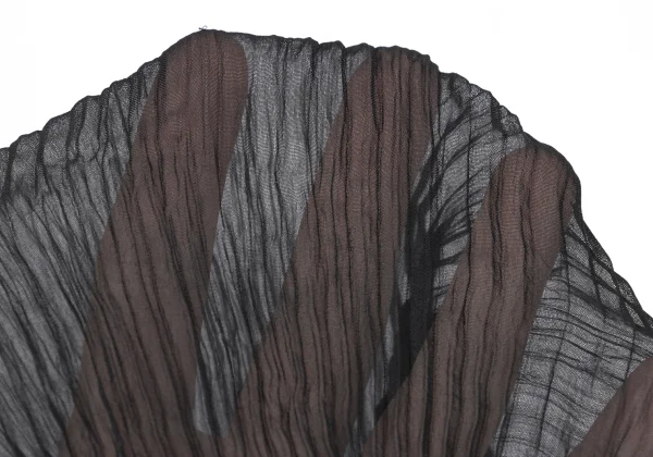 ISSEY MIYAKE Wrinkle Pleats See-through Top K-164801_012