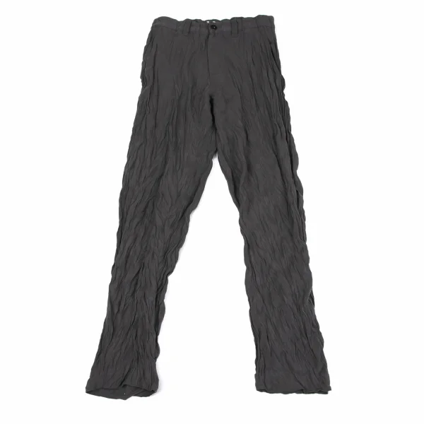 ISSEY MIYAKE Wrinkle Poly Pants Grey M K-164803_001