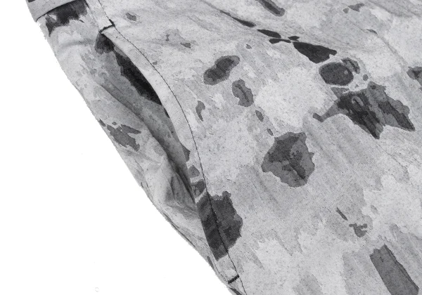 ISSEY MIYAKE Cotton Poly Graphic Jacquard Stretch Pants K-164805_006