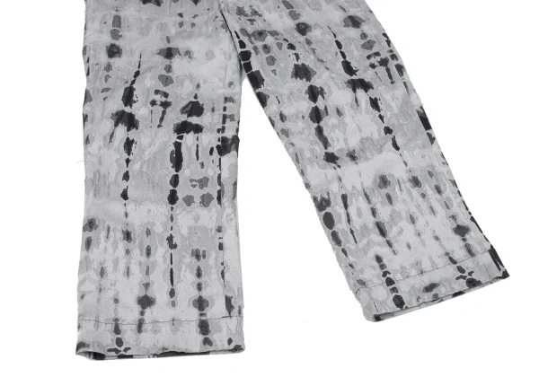 ISSEY MIYAKE Cotton Poly Graphic Jacquard Stretch Pants K-164805_007