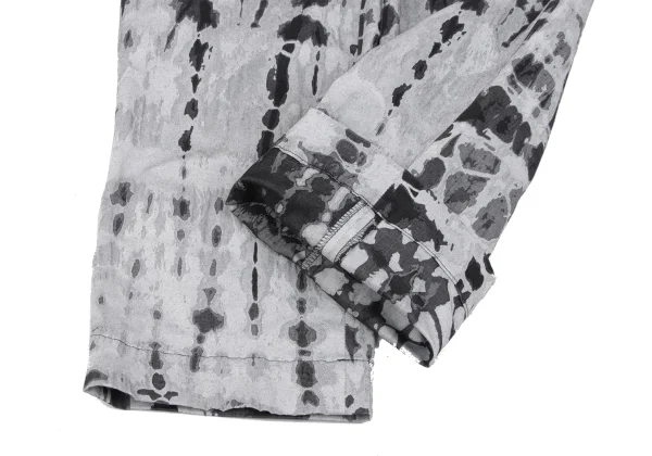 ISSEY MIYAKE Cotton Poly Graphic Jacquard Stretch Pants K-164805_008