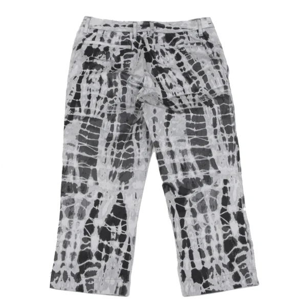 ISSEY MIYAKE Cotton Poly Graphic Jacquard Stretch Pants K-164805_009