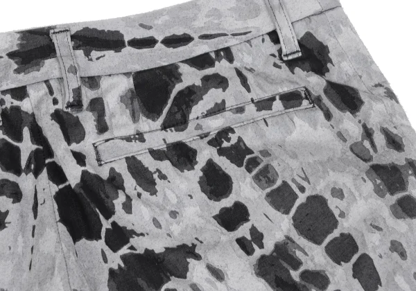 ISSEY MIYAKE Cotton Poly Graphic Jacquard Stretch Pants K-164805_012