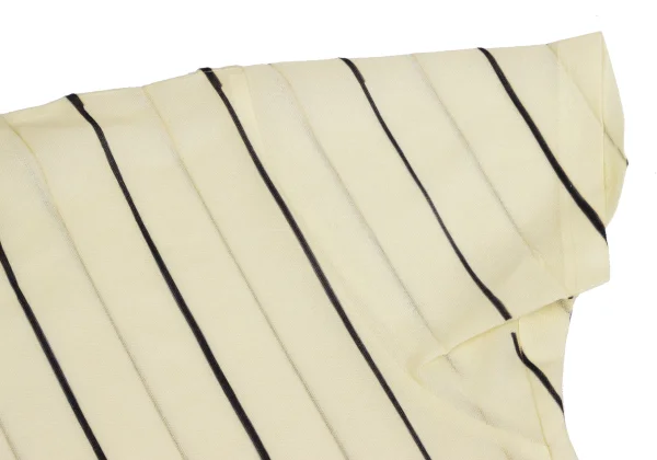 ISSEY MIYAKE Stripe Pleats T Shirt K-164806_004