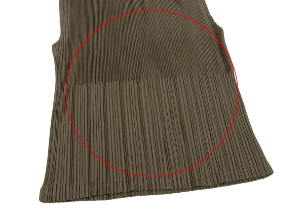 ISSEY MIYAKE WHITE LABEL Pleated Switching Sleeveless Top K-164807_006