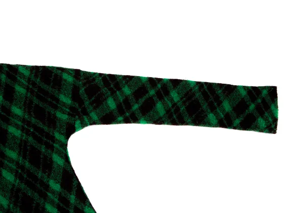 ISSEY MIYAKE HaaT Wool Blend Argyle Fringe Knit Tunic K-164808_005