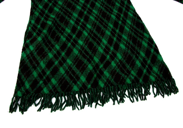 ISSEY MIYAKE HaaT Wool Blend Argyle Fringe Knit Tunic K-164808_007