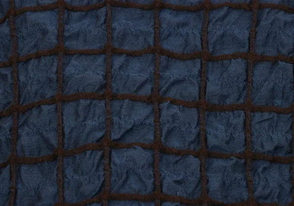 ISSEY MIYAKE HaaT Silk Blend Check Embroidered Short Jacket K-164809_012