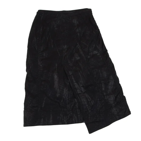 ISSEY MIYAKE HaaT Cotton Blend Pigment Print Skirt K-164810_007