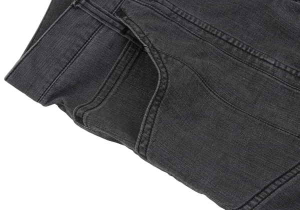 ISSEY MIYAKE HaaT Eyelet Design Stretch Glitter Flare Pants K-164811_006