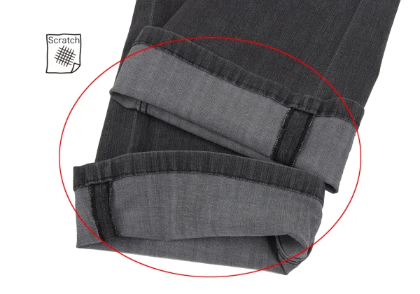 ISSEY MIYAKE HaaT Eyelet Design Stretch Glitter Flare Pants K-164811_009