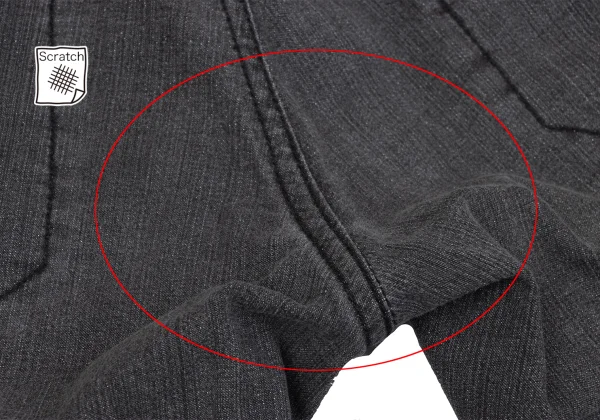 ISSEY MIYAKE HaaT Eyelet Design Stretch Glitter Flare Pants K-164811_011