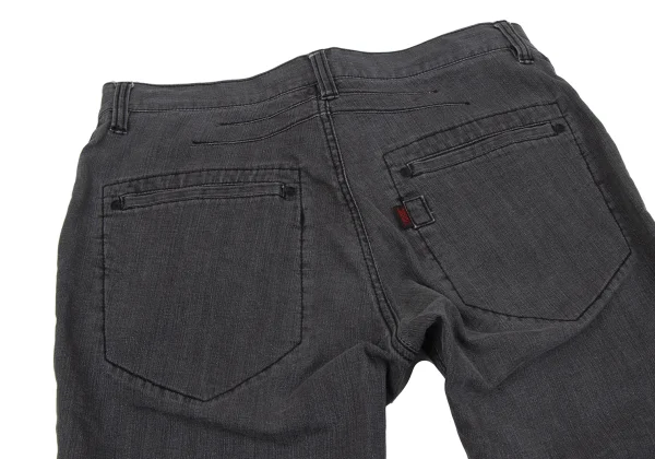 ISSEY MIYAKE HaaT Eyelet Design Stretch Glitter Flare Pants K-164811_013