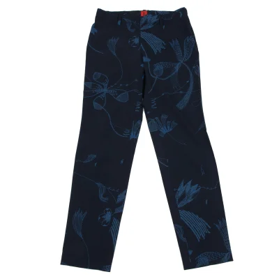 ISSEY MIYAKE HaaT Botanical Printed Stretch Pants