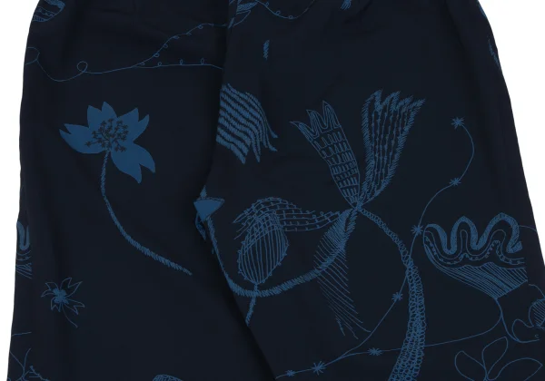 ISSEY MIYAKE HaaT Botanical Printed Stretch Pants K-164812_009