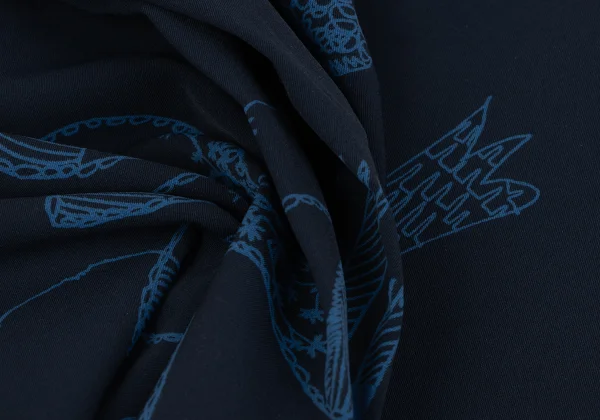 ISSEY MIYAKE HaaT Botanical Printed Stretch Pants K-164812_011