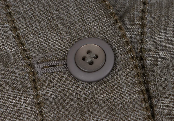 ISSEY MIYAKE FETE Foil Coated Openwork Embroidered Jacket K-164813_005