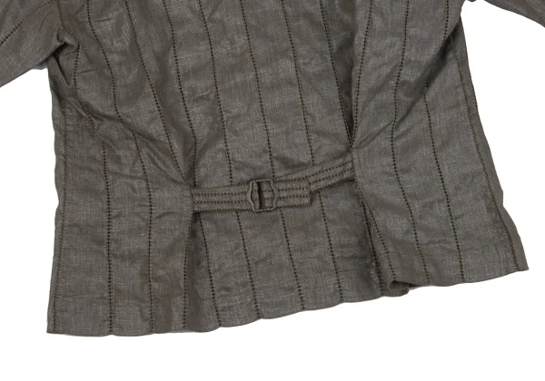 ISSEY MIYAKE FETE Foil Coated Openwork Embroidered Jacket K-164813_012