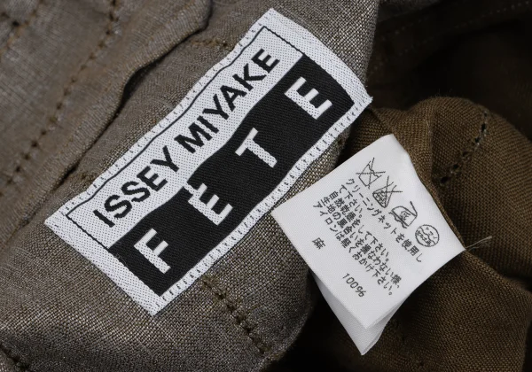 ISSEY MIYAKE FETE Foil Coated Openwork Embroidered Jacket K-164813_017