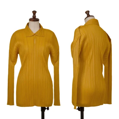 PLEATS PLEASE Pleated Skipper Long Sleeve Shirt