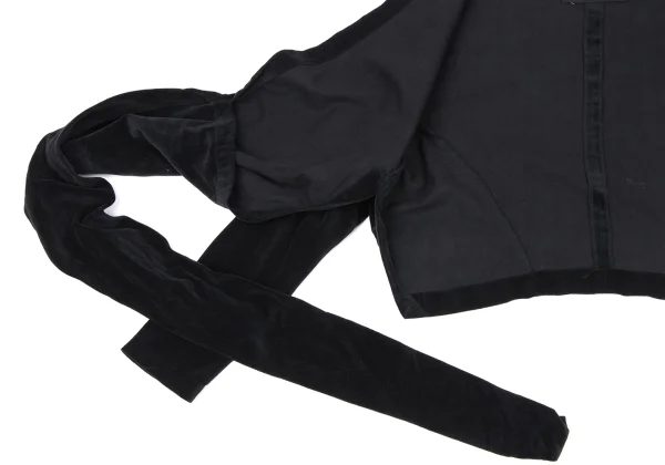 tricot COMME des GARCONS Velour Strap Design Jacket K-164817_008
