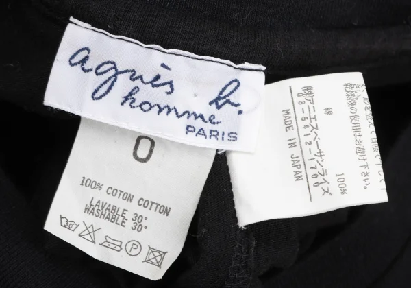 agnes.b homme Cotton V Neck T Shirt K-164821_011