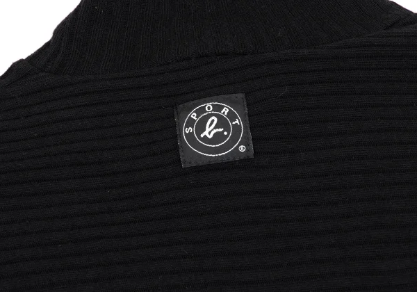 agnes.b homme Cotton Mock Neck Rib T Shirt K-164822_009