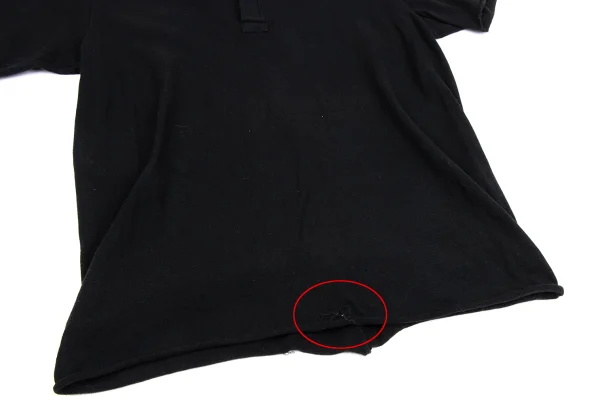 Yohji Yamamoto DURBAN A.A.R Velcro Neck T Shirt K-164823_007