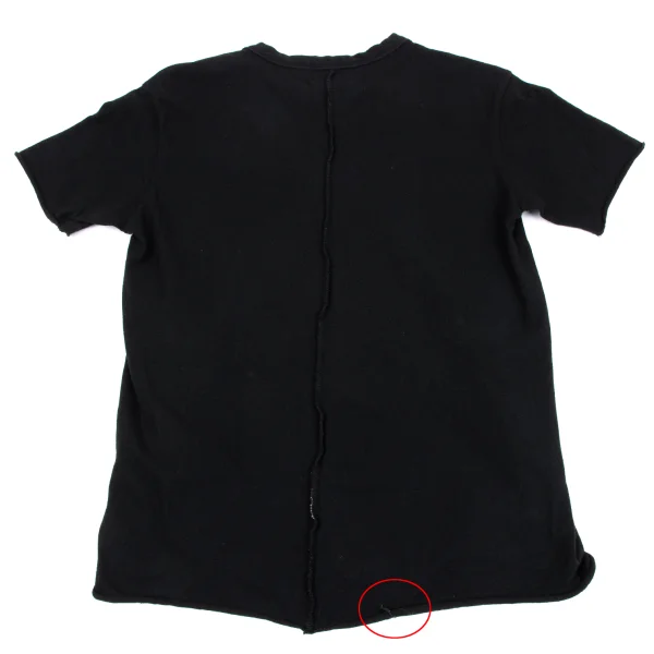 Yohji Yamamoto DURBAN A.A.R Velcro Neck T Shirt K-164823_010