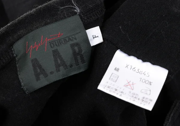 Yohji Yamamoto DURBAN A.A.R Velcro Neck T Shirt K-164823_015