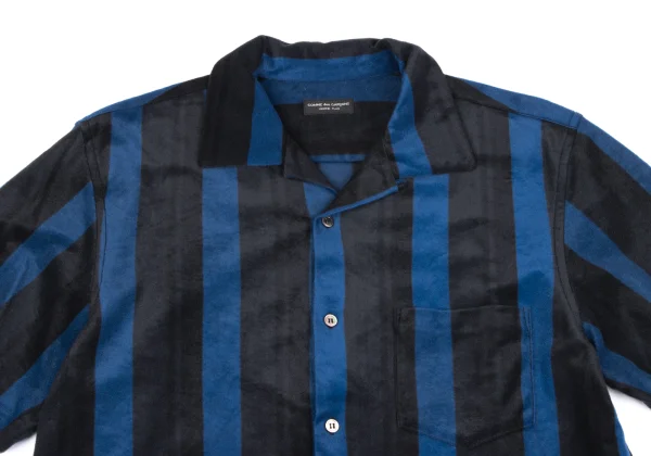 COMME des GARCONS HOMME PLUS Stripe Pile Shirt K-164824_002