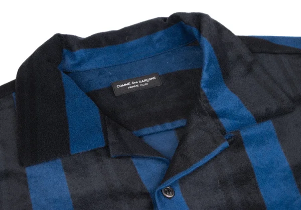 COMME des GARCONS HOMME PLUS Stripe Pile Shirt K-164824_003