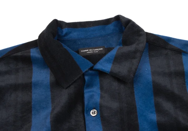 COMME des GARCONS HOMME PLUS Stripe Pile Shirt K-164824_004
