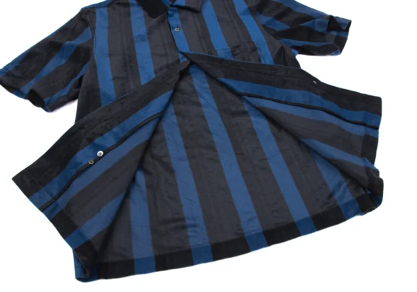 COMME des GARCONS HOMME PLUS Stripe Pile Shirt K-164824_009