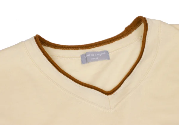 COMME des GARCONS HOMME Piping V Neck T Shirt K-164825_003