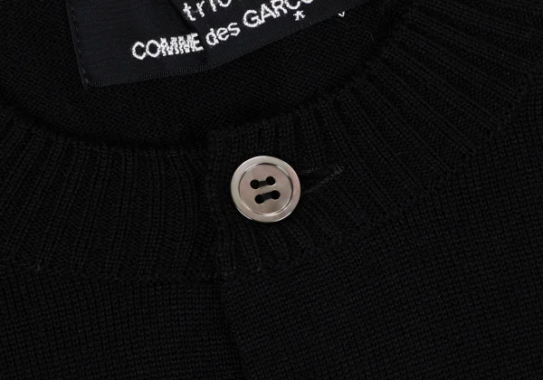 tricot COMME des GARCONS Back Tuck Wool Knit Cardigan K-164832_004