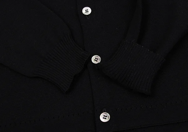 tricot COMME des GARCONS Back Tuck Wool Knit Cardigan K-164832_006